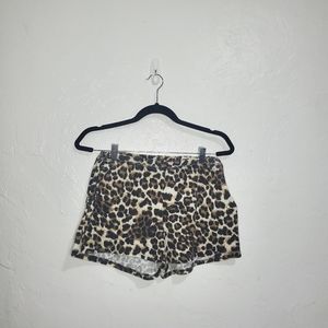 Comfy cheetah print shorts